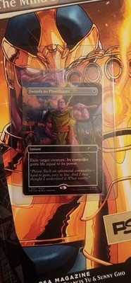MTG Swords to Plowshares Thanos Magic the Gathering 2026 PSA Promo SEALED! Mint!