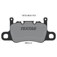 Textar BremsbeläGe Bremsbelegsatz Hinten System Brembo FüR Porsche 911