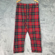 Polo Ralph Lauren Pants Mens XL Red Plaid Pajama Flannel Lounge Preppy Sleepwear