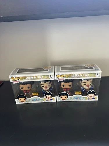 Funko Pop! Vinyl: One Piece - Luffy & Foxy 2-Pack - Hot Topic Exclusive Lot Of 2