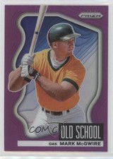 2022 Panini Prizm Old School Purple Prizm Mark McGwire #OS-7 s1i