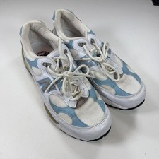 New Balance 992 Sneakers Womens 8.5 White Blue Good W992BW Made in USA