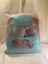 Pre-Owned, Gently Used Snoogle Pregnancy Pillow and case "The Chic Jersey"