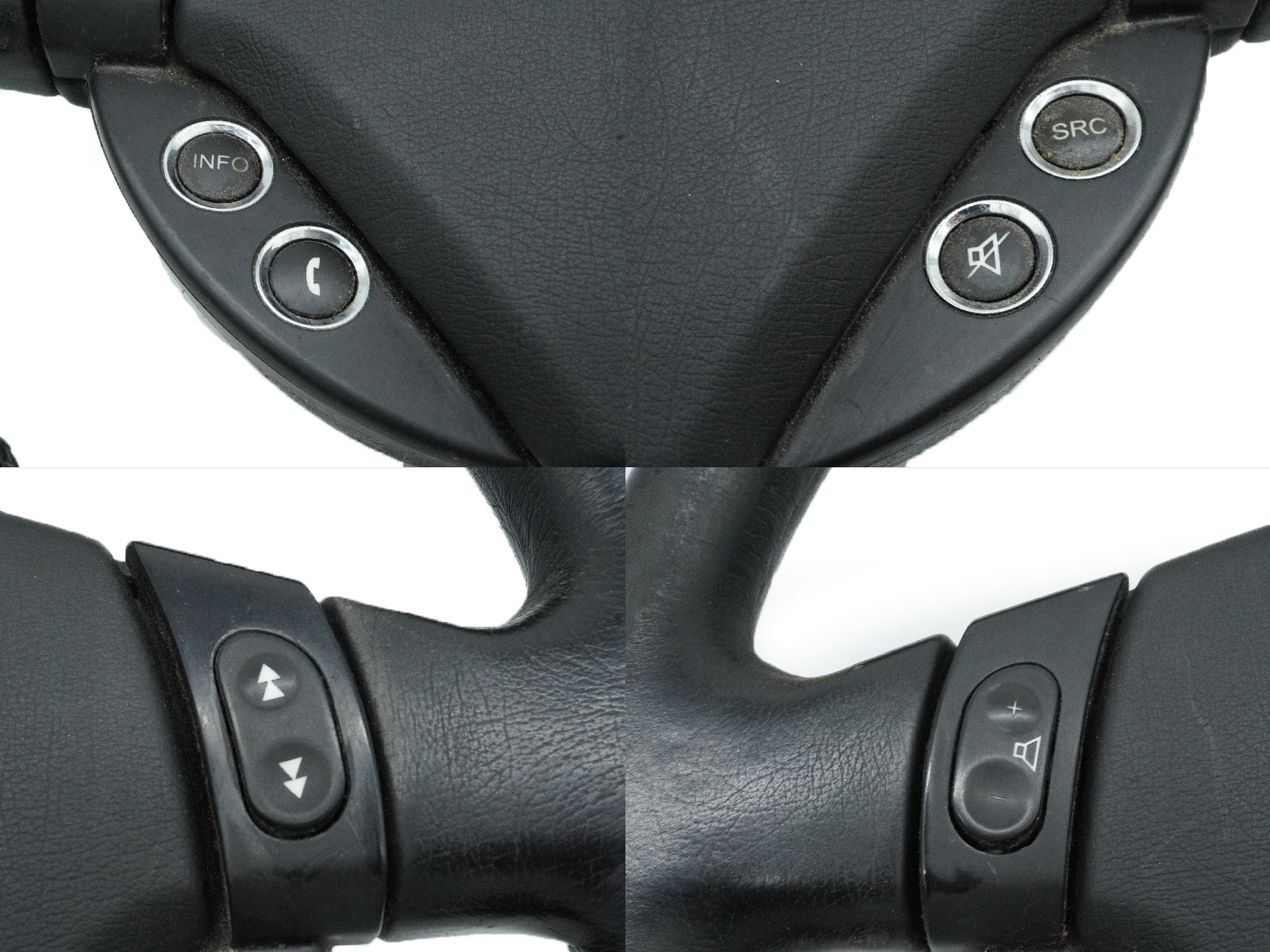 03-05 Maserati QuaTTroporte M139 Steering W Shift Paddle Leather Switches OEM