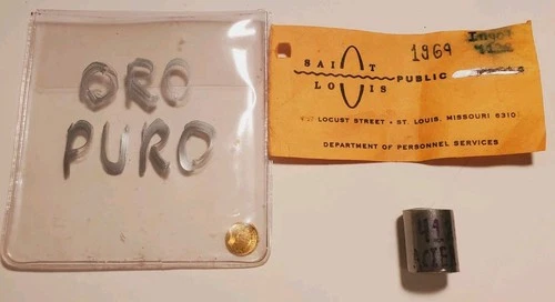 1925 Gold Fifty Cent Liberty Princess Of Mexico One Dollar Coin- With Holder