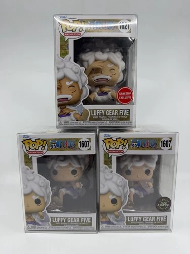 Funko Pop One Piece Luffy Gear 5 Five Limited Glow Chase Bundle