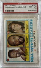 1973 Topps #157 Wilt Chamberlain / Nate Thurmond / Dave Cowens LL