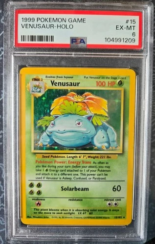 PSA 6 - Venusaur 015/102 Base Set Holo