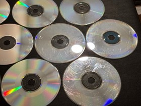 Sega Saturn Console Lot of 7 Games, Controller & Hookups Tested Works