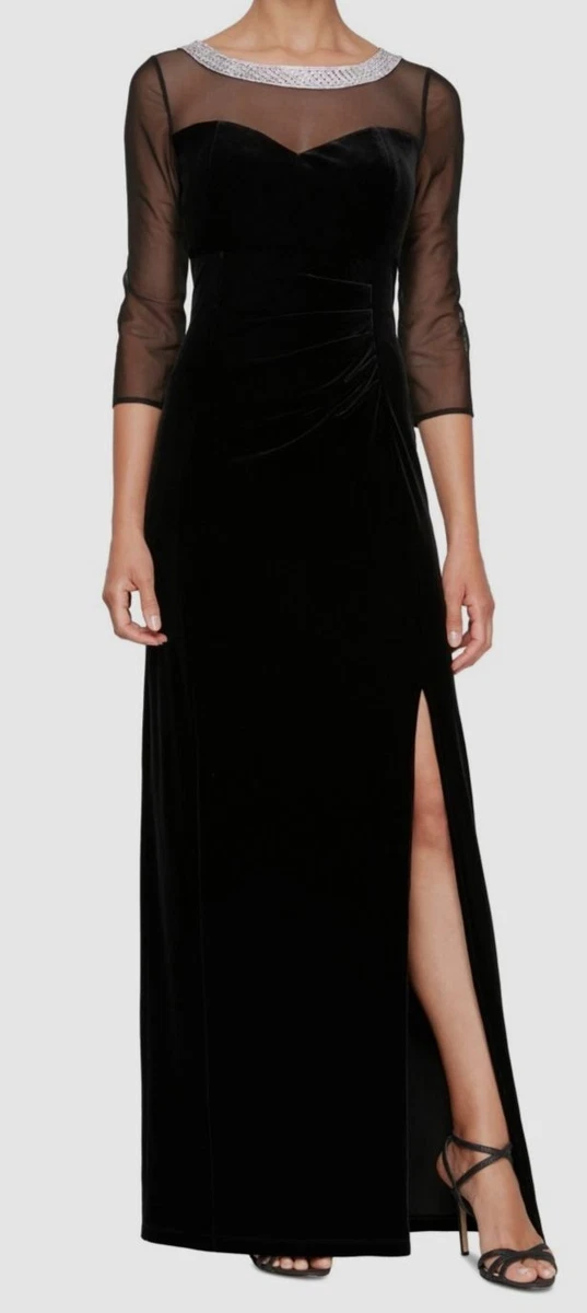 Alex Evenings Black Velvet Dresses for Women for sale