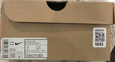 Nike Ava Rover Black Muslin Sneakers  DX4215-003 Mens Size 5