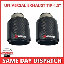 AKRAPOVIC PUNTA ESCAPE 4.5" SALIDA FIBRA CARBONO BMW SERIE 3 4 5 F10 11