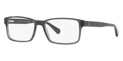 New Polo Ralph Lauren Man Rectangle Eyeglasses PH2123 5536 Transparent Grey 58mm