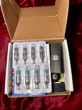 Wormhole Tattoo Adjustable Rotary Pen Kit Pink/Black Ink  Needle Cartridges