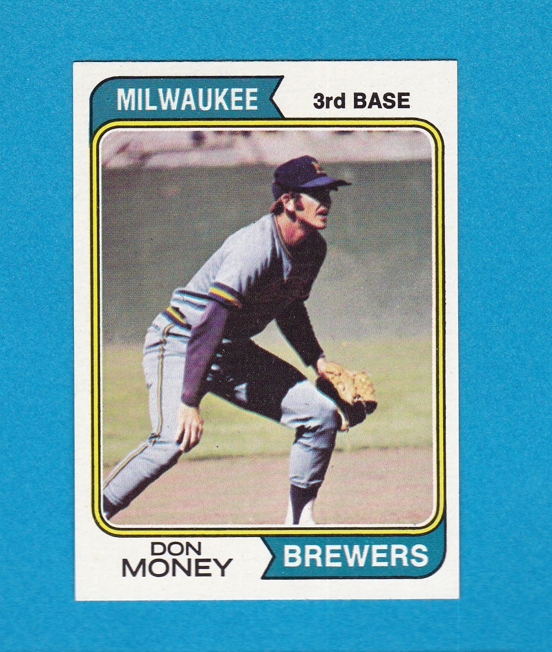 1974 TOPPS BASEBALL SET BREAK 413 DON MONEY BREWERS MINT!