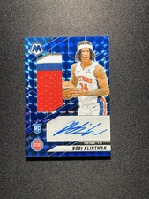 2024-25 Panini Mosaic Patch Auto RPA Bobi Klintman RC Blue #RJA-BOB 29/49 ZK77