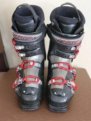 Tecnica Mega + 8 Ski Boots Size 26.5 High-Performance Alpine Black Red