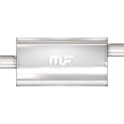 MagnaFlow 12909 - Straight-Through Performance Muffler; 3.5in. Offset/Center; 5x