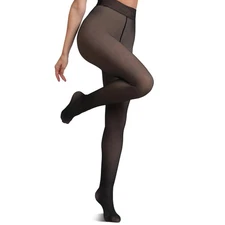JIZ Translucent Fleece Lined Tights Women, Thermal Tights for Women, Pantyhos...