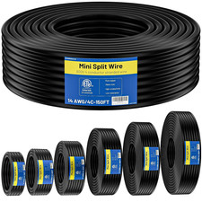 150FT 14/4 Mini Split Cable for Heat Pump HVAC Thermostat, Mini Split Communicat