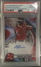 2024 Bowman's Best - Best of 2024 Autographs Roman Anthony #B24-RA (AU, RC)