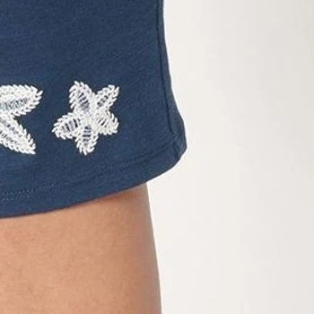 Quacker Factory Women's Plus Sz Pants 4X Under the Sea Embroidered Blue A688417 - Image 2 of 4