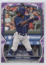 2023 Bowman Prospects Purple Pattern 97/199 Ronny Simon #BP-112 09wc
