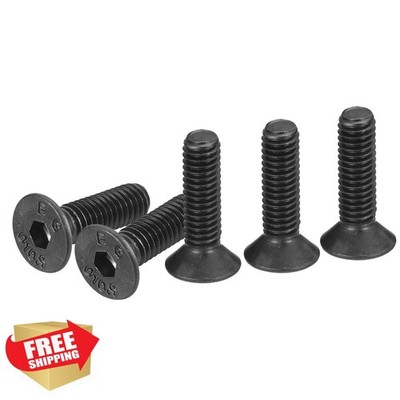 DTGN M4-0.7x12mm Flat Head Screws 50 Pack