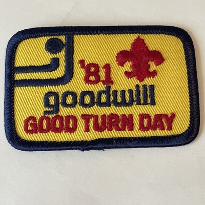 1981 Goodwill Good Turn Day Patch Boy Scouts BSA