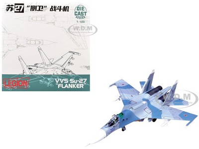 SUKHOI SU-27 FLANKER-B AIRCRAFT ''PARIS AIR SHOW'' 1/100 BY LEGION 14701 LC