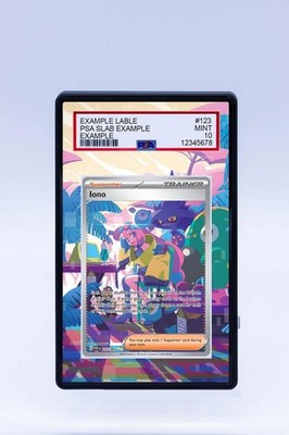 Iono 237/091 Paldean Fates Pokemon Extended  Artwork For PSA CGC BGS or TAG