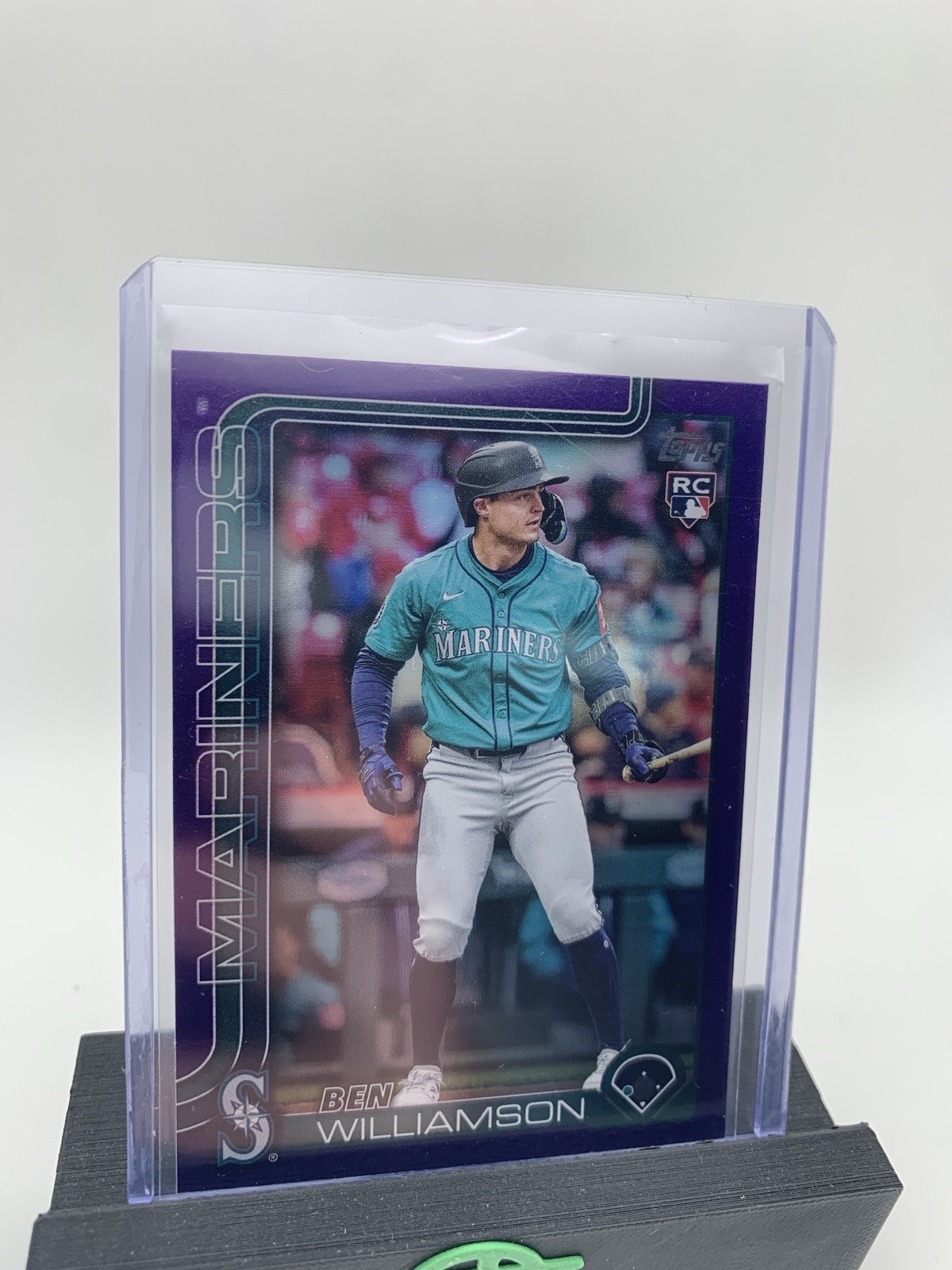 2025 Topps Update Ben Williamson Purple Foil /250 #US130 (RC) Seattle Mariners