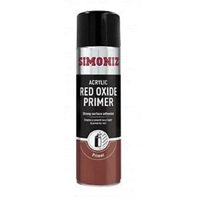 Simoniz Rotoxid Grundierung Sprühfarbe für Eisen 500 ml (1er Pack),