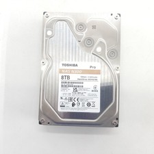 Toshiba N300 Pro 8TB NAS 3.5-Inch Internal Hard Drive - CMR SATA 6 Gb/s 7200 RPM