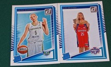 2025 WNBA Donruss Rated Rookie Lot (2) Paige Bueckers & Kiki Iriafen