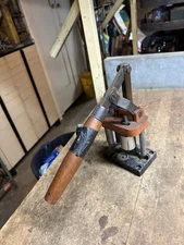 Vintage Old Lyman Shotgun Ammo Reloading Hand Operated Die Press Tool Parts USA