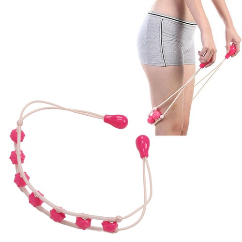 Body Muscle Roller Rope 7 Wheel Massage Roller Cellulite Massage Roller Rope ^ - Picture 17 of 22