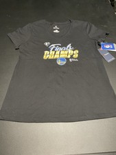 Golden State Warriors Fanatics 2022 NBA Finals Champions T-shirt w/Signatures LG