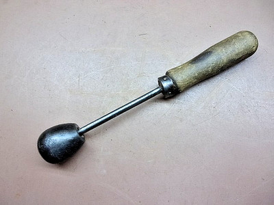 Unique Tool Japanese Buddhist Altar Stick? 13 Oz. with 1 3/4'' x 1 1/2'' Iron Tip
