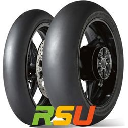 2x Motorradreifen Dunlop GP Racer SLICK D212 MEDIUM NHS 120/70R17