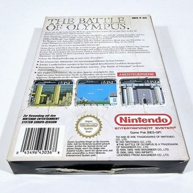 Nintendo Entertainment System NES Metroidvania THE BATTLE OF OLYMPUS German...