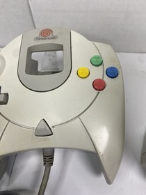 Sega Dreamcast Console HKT-3020 BUNDLE w/ Controller Cables Memory Card Tested