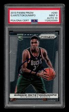 2013-14 Panini Prizm: #290 G.Antetokounmpo Auto PSA 9 MINT AUTO 10