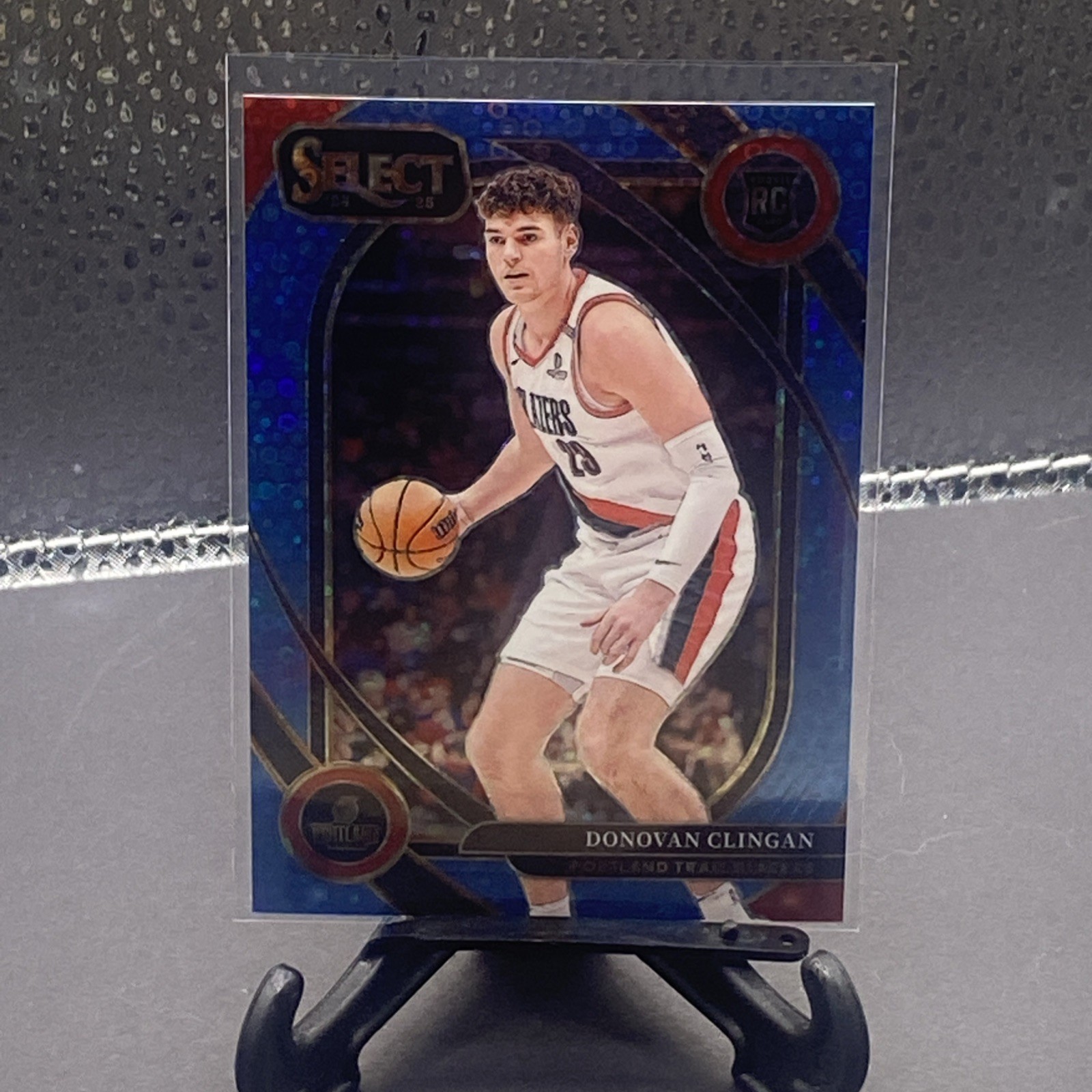 2024-25 Select Donovan Clingan Rookie Courtside Light Blue Disco #64/99