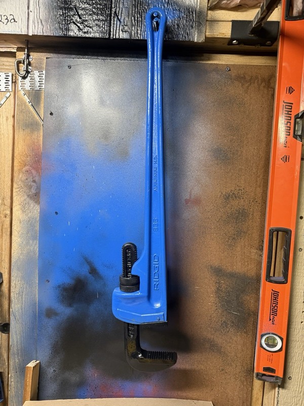 RIDGID 836 36 inch Aluminum Heavy Duty Straight Pipe Wrench MPN 836 Blue