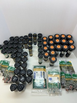 Huge Rain Bird Sprinkler Irrigation Parts Lot Pop Ups Rotors Nozzles New