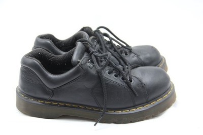 Vintage 90s Dr Doc Martens 8312 Black Leather Oxford Low Boots Men’s Size 7 Vtg Dr Martens 8312 Oxford Chunky Casual Shoes Men Sz 4  main image 2