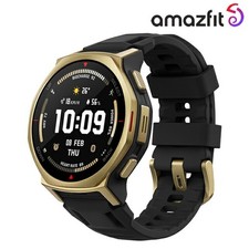 Amazfit T-Rex 3 Pro 44mm Smartwatch Black/Gold Rechargeable From Japan