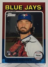 2024 Topps Heritage High Number - Rookies Hagen Danner #495 Chrome /699 (RC)