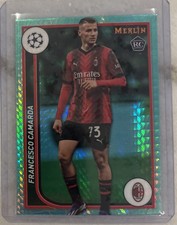 2023-24 Topps Merlin - Francesco Camarda - #122 RC Aqua Prizm 